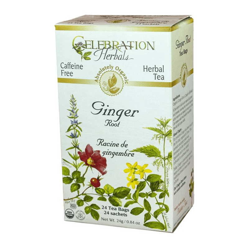 Celebration Herbals Ginger Root Tea 24 Tea Bags Food Items at Village Vitamin Store