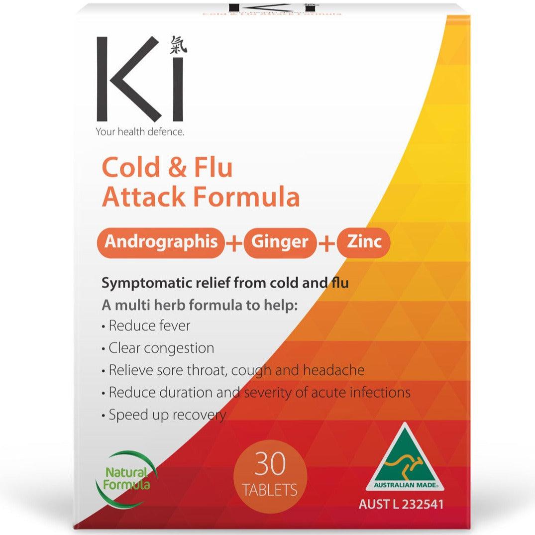 Martin & Pleasance KI Cold & Flu Attack Formula 30 Tabs Homeopathic at Village Vitamin Store