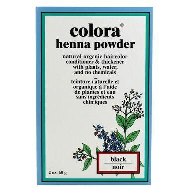 Colora Henna Powder Black 60g Hair Colour at Village Vitamin Store