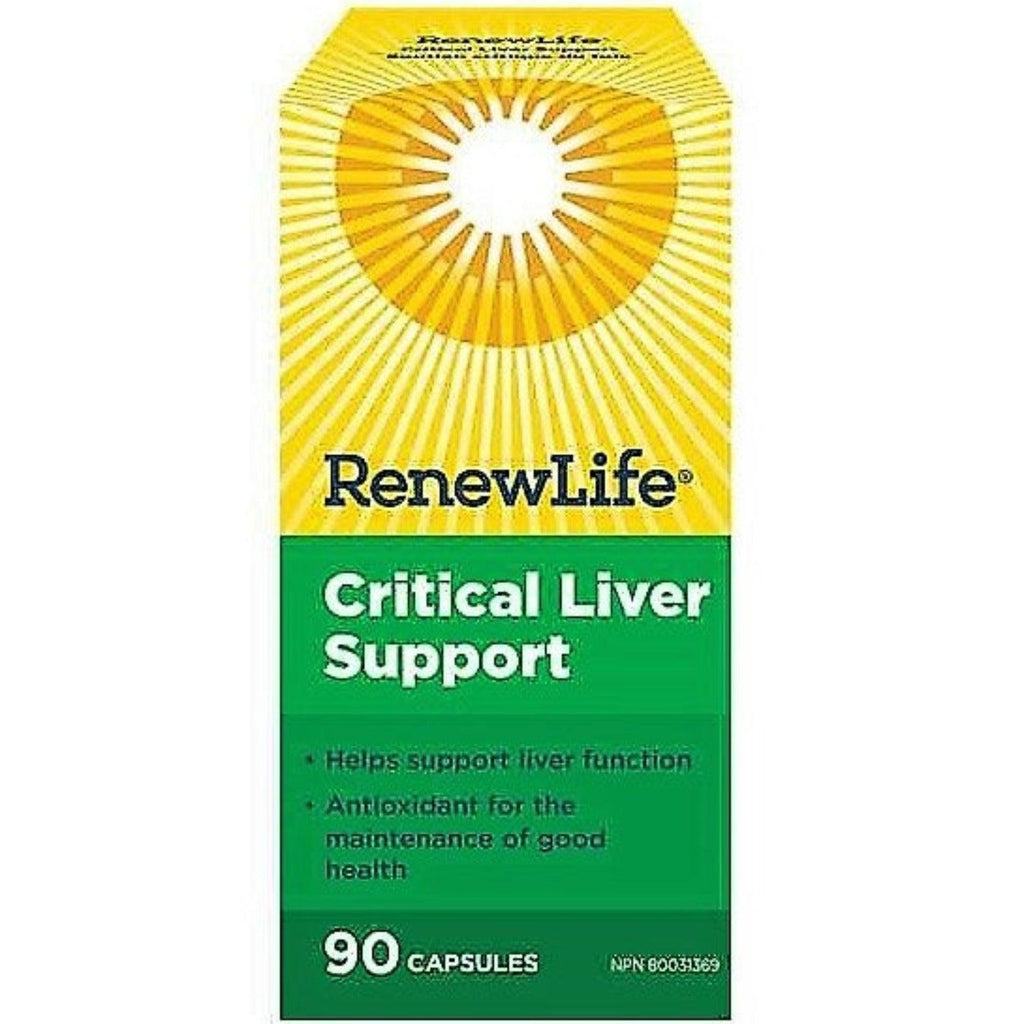 Renew Life Critical Liver Support 90 Softgels Supplements - Liver Care at Village Vitamin Store