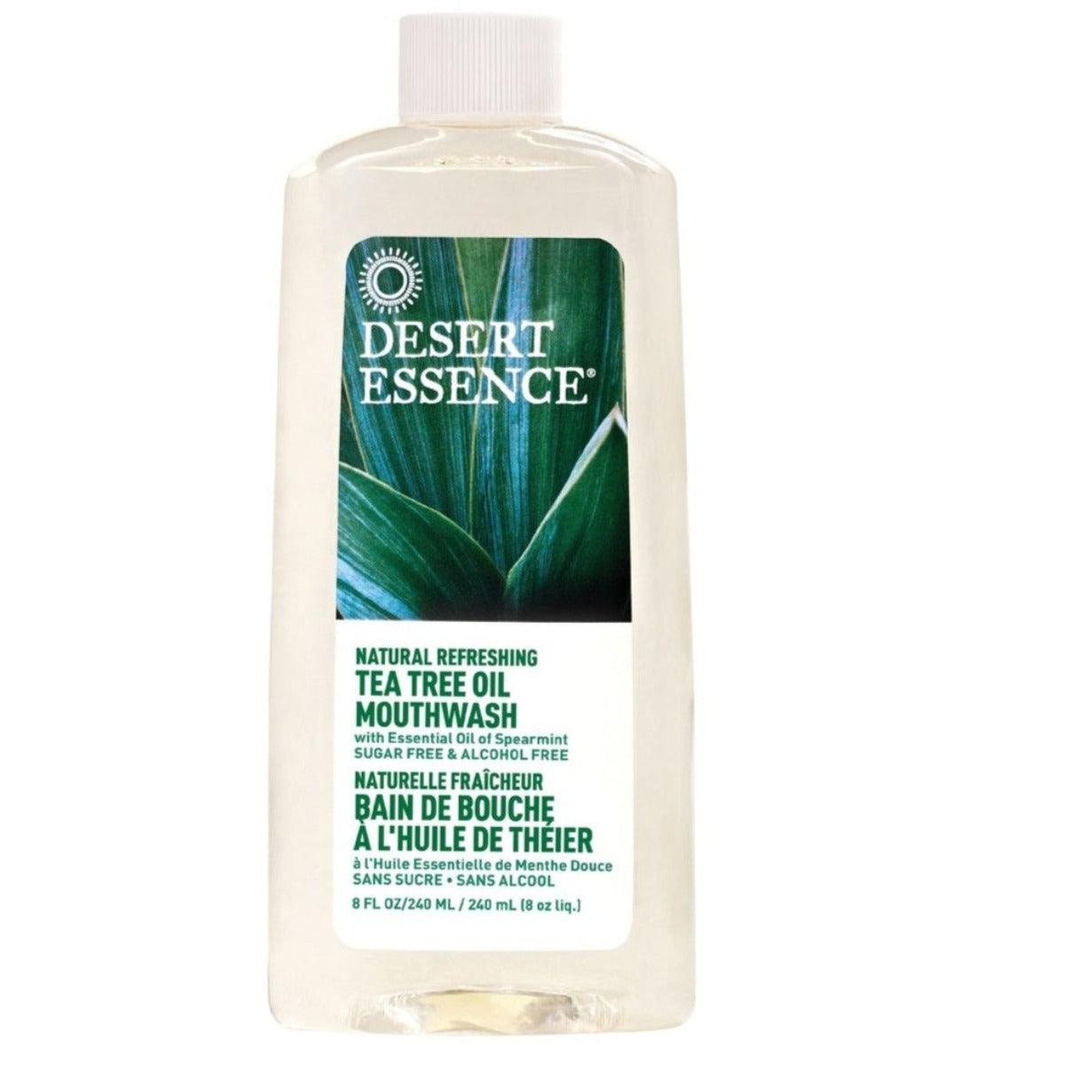 Desert Essence Tea Tree Oil Mouthwash 237ml Oral Care at Village Vitamin Store