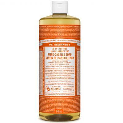 Dr. Bronner's 18-In-1 Pure-Castile Liquid Soap Tea Tree 946mL Soap & Gel at Village Vitamin Store