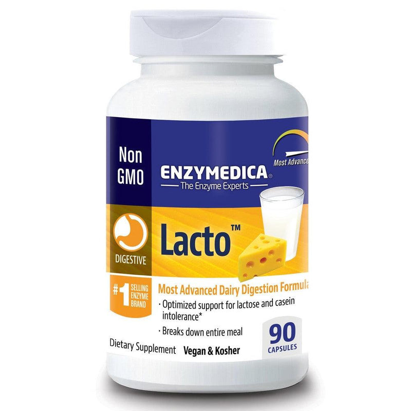 Enzymedica Lacto 90 Caps Supplements - Digestive Enzymes at Village Vitamin Store
