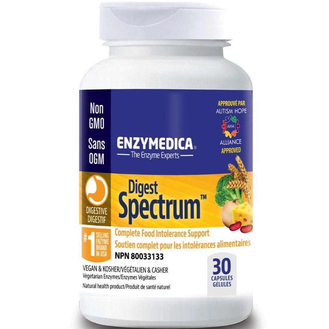 Enzymedica Digest Spectrum 30 Caps Supplements - Digestive Enzymes at Village Vitamin Store