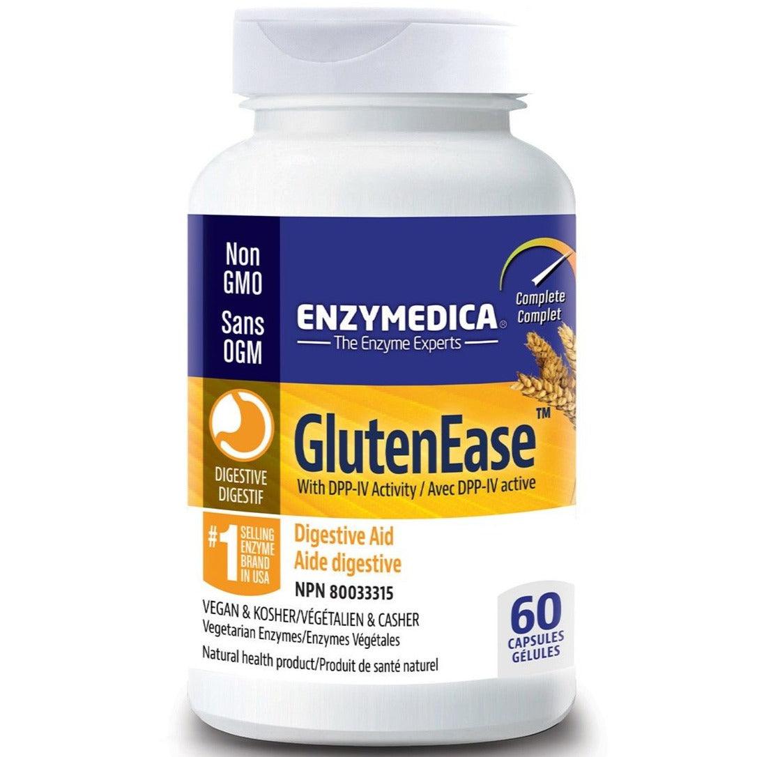 Enzymedica GlutenEase 60 Caps Supplements - Digestive Enzymes at Village Vitamin Store