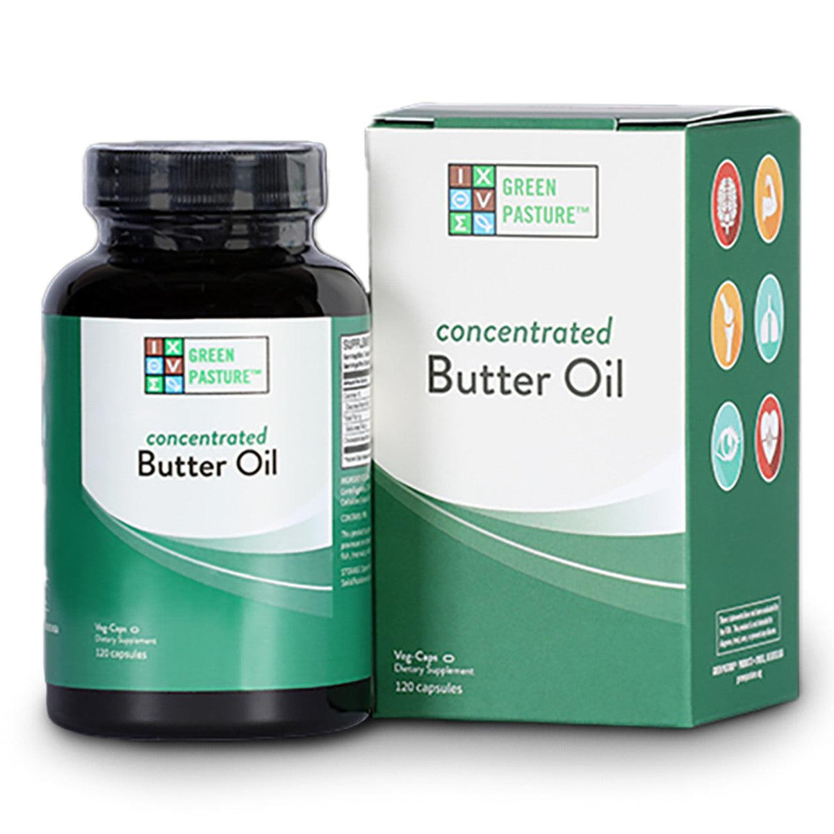 Green Pasture Concentrated Butter Oil (Previously known as X-Factor Gold) 120 cap Supplements - EFAs at Village Vitamin Store