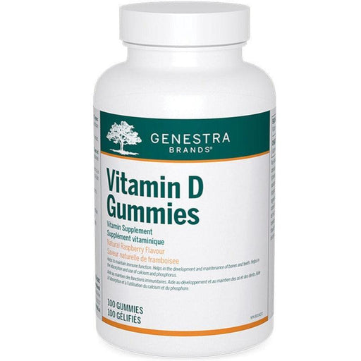 Genestra Vitamin D Gummies Raspberry 100 Gummies*Product Expiry Sep'2024* Vitamins - Vitamin D at Village Vitamin Store