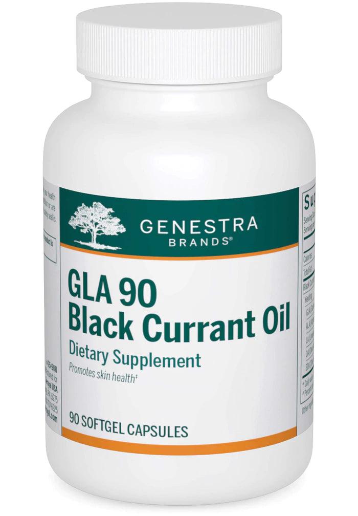 Genestra Black Currant Oil GLA 90 Softgels Supplements - EFAs at Village Vitamin Store