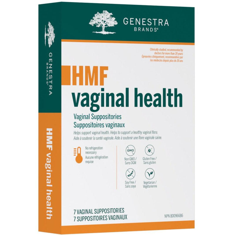 Genestra HMF Vaginal Health 7 Suppositories Supplements - Women's Probiotics at Village Vitamin Store