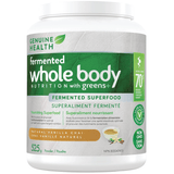 Genuine Health Fermented Whole Body Nutrition With Greens+ Vanilla Chai 525g Supplements - Greens at Village Vitamin Store