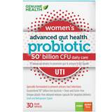 Genuine Health Probiotic Advanced Gut Health Women's UTI 30 Capsules Supplements - Bladder & Kidney Health at Village Vitamin Store