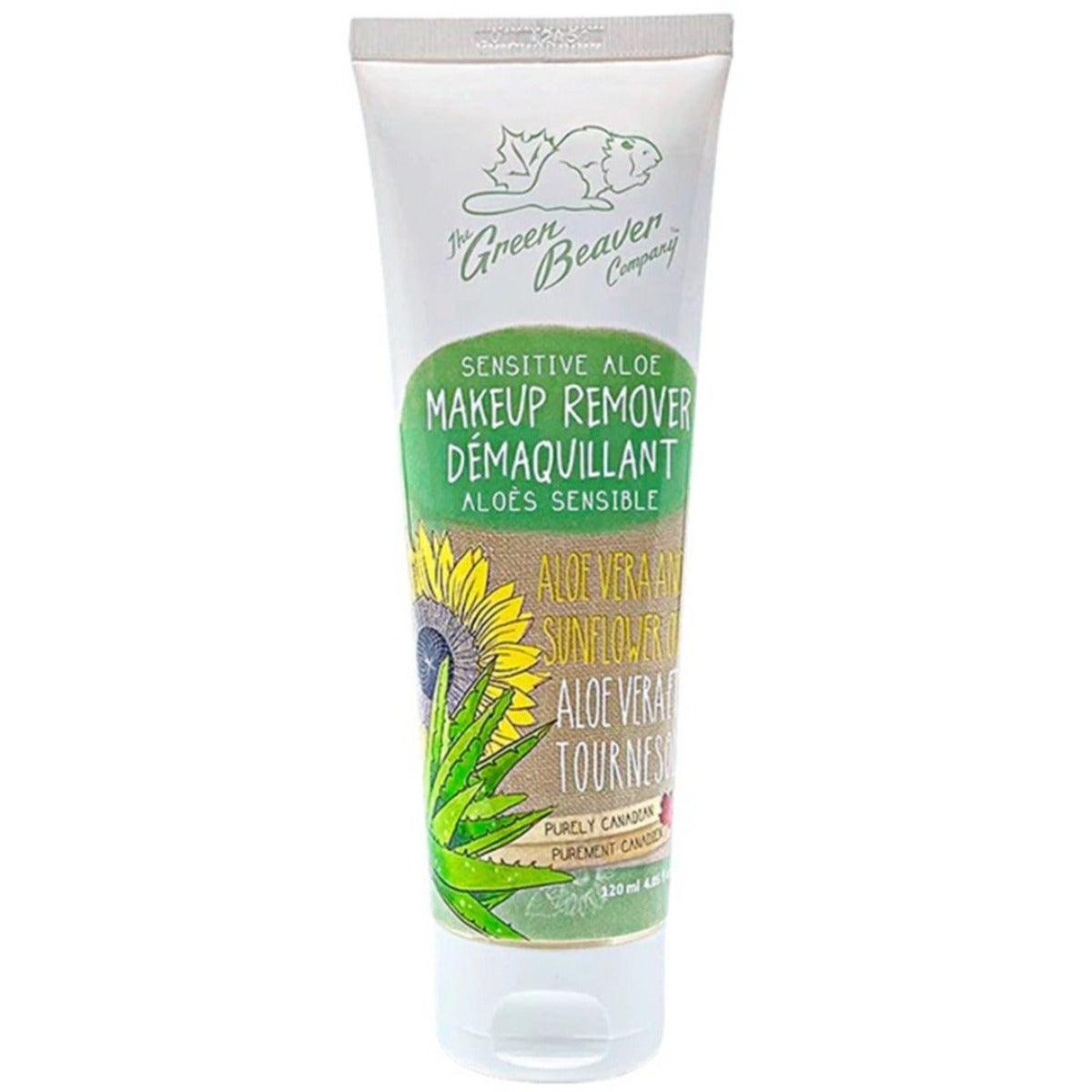 Green Beaver Makeup Remover Sensitive Aloe 120mL Face Cleansers at Village Vitamin Store