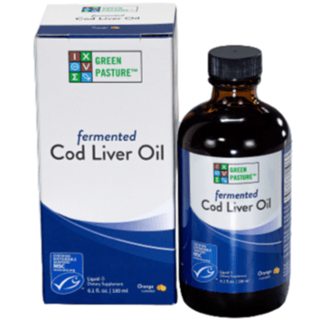 Green Pasture Fermented Cod Liver Oil Orange 180mL Supplements - EFAs at Village Vitamin Store