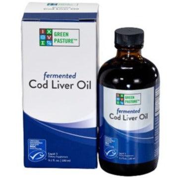Green Pasture Fermented Cod Liver Oil Unflavored 176mL Supplements - EFAs at Village Vitamin Store