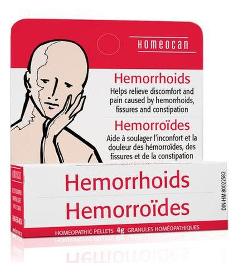 Homeocan Hemorrhoids Pellets 4g Homeopathic at Village Vitamin Store
