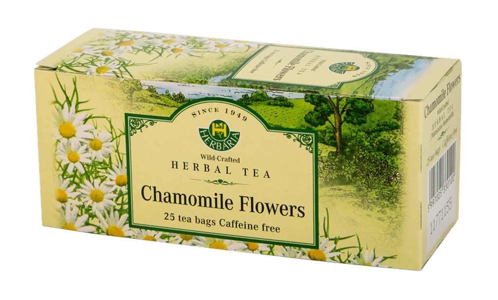 Herbaria Chamomile Tea 25 Tea Bags-Village Vitamin Store