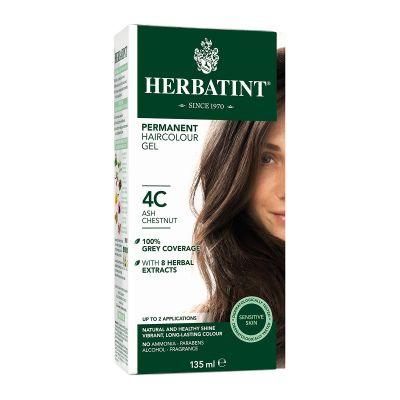 Herbatint Permanent Hair Colour Gel Ash Chestnut 4C 135mL Hair Colour at Village Vitamin Store