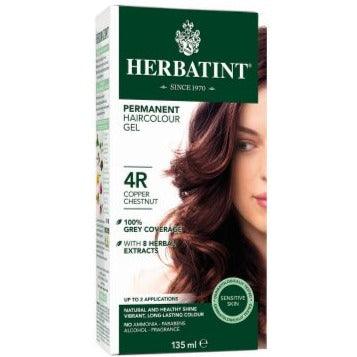 Herbatint Permanent Hair Colour Gel Copper Chestnut 4R 135mL Hair Colour at Village Vitamin Store