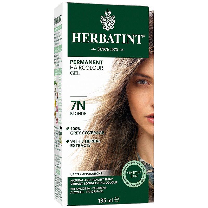 Herbatint Permanent Herbal HairColour Gel 7N Blonde 135 ml Hair Colour at Village Vitamin Store