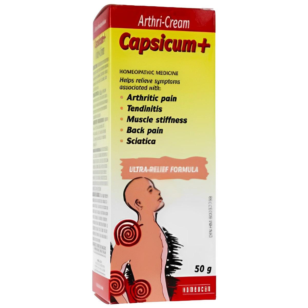 Homeocan Capsicum + Cream 50 Grams Personal Care at Village Vitamin Store