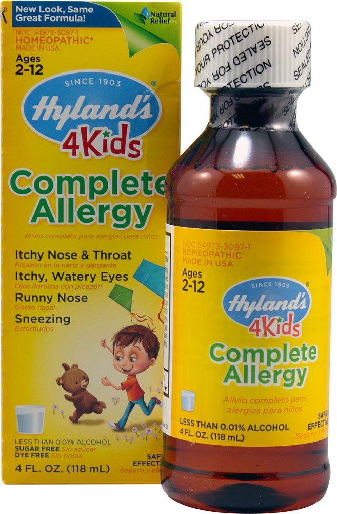 Homeopathic Hyland's Complete Allergy 4 Kids 118mL Hyland's