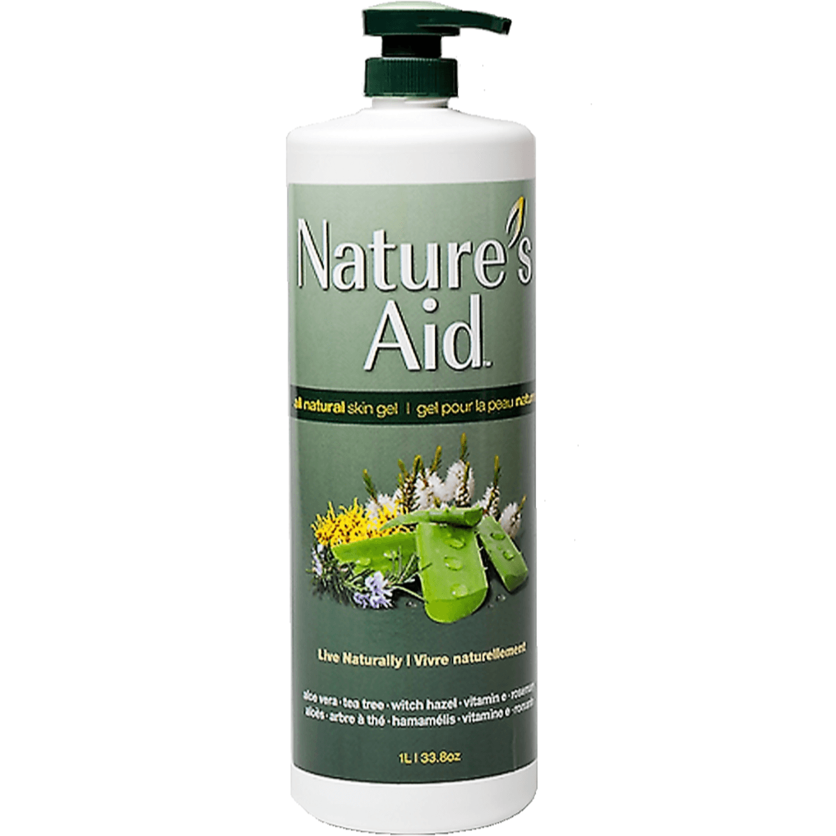 Nature's Aid Skin Gel 1 Litre Body Moisturizer at Village Vitamin Store