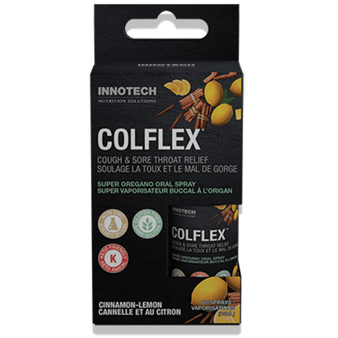 Innotech Colflex Cinnamon Lemon 25mL | Village Vitamin Store Canada