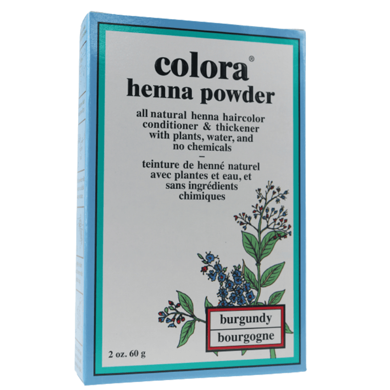 Colora Henna Powder Burgundy 60g Hair Colour at Village Vitamin Store