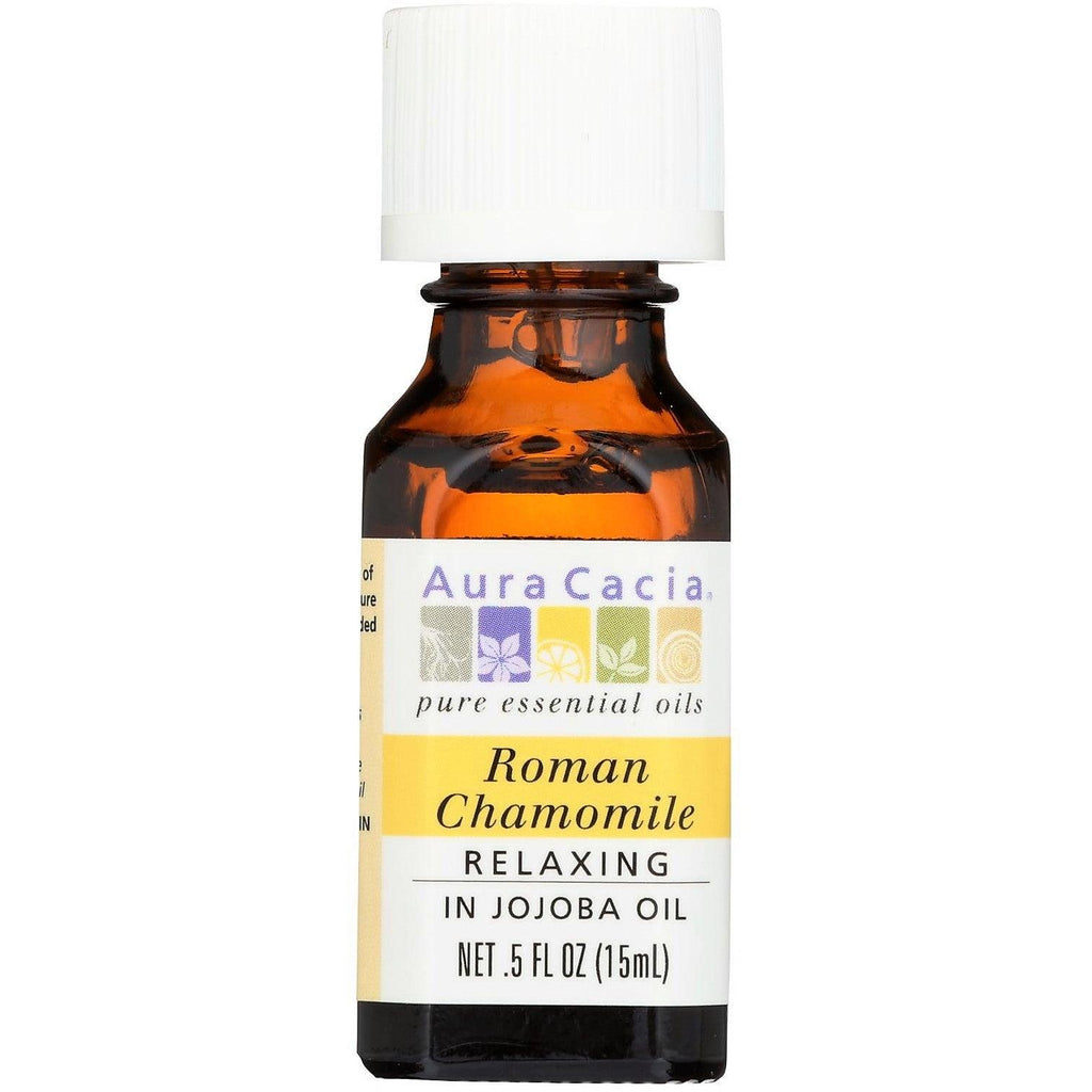 Aromatherapy Blends - Essential Oils Aura Cacia, Roman Chamomile, Relaxing 15ML Aura Cacia
