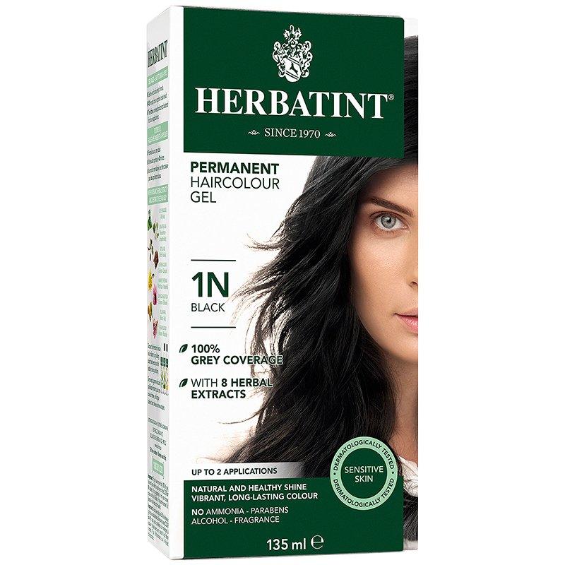 Herbatint Permanent Herbal HairColour Gel 1N Black Hair Color Hair Colour at Village Vitamin Store