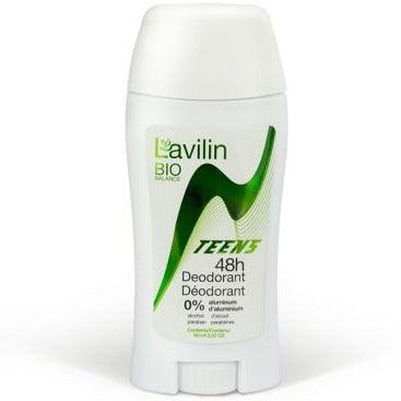 Lavilin Deodorant Stick Teen 48 Hour 65mL Deodorant at Village Vitamin Store