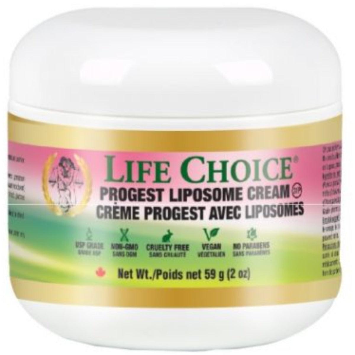 Life Choice Progest Liposome Cream 59g Personal Care at Village Vitamin Store
