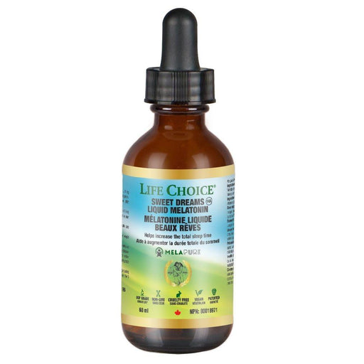 Life Choice Sweet Dreams Liquid Melatonin 60mL Supplements - Sleep at Village Vitamin Store