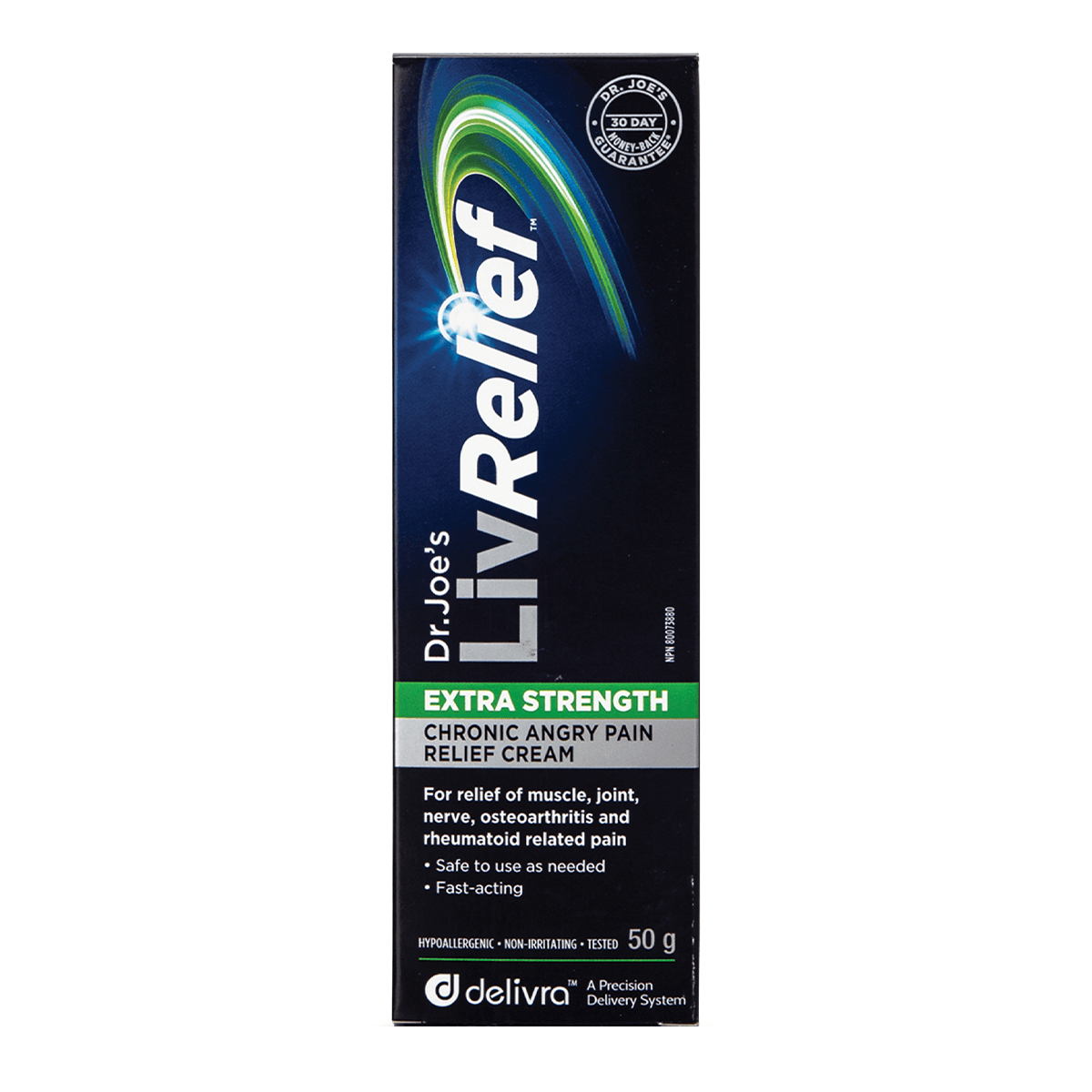 LivRelief Pain Relief Cream Extra Strength 50g Personal Care at Village Vitamin Store