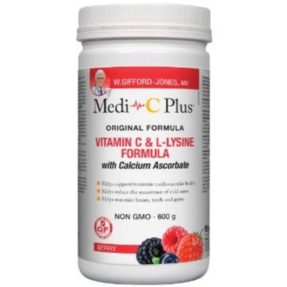 Medi C-Plus with Calcium Ascorbate(Berry)-600G Vitamins - Vitamin C at Village Vitamin Store