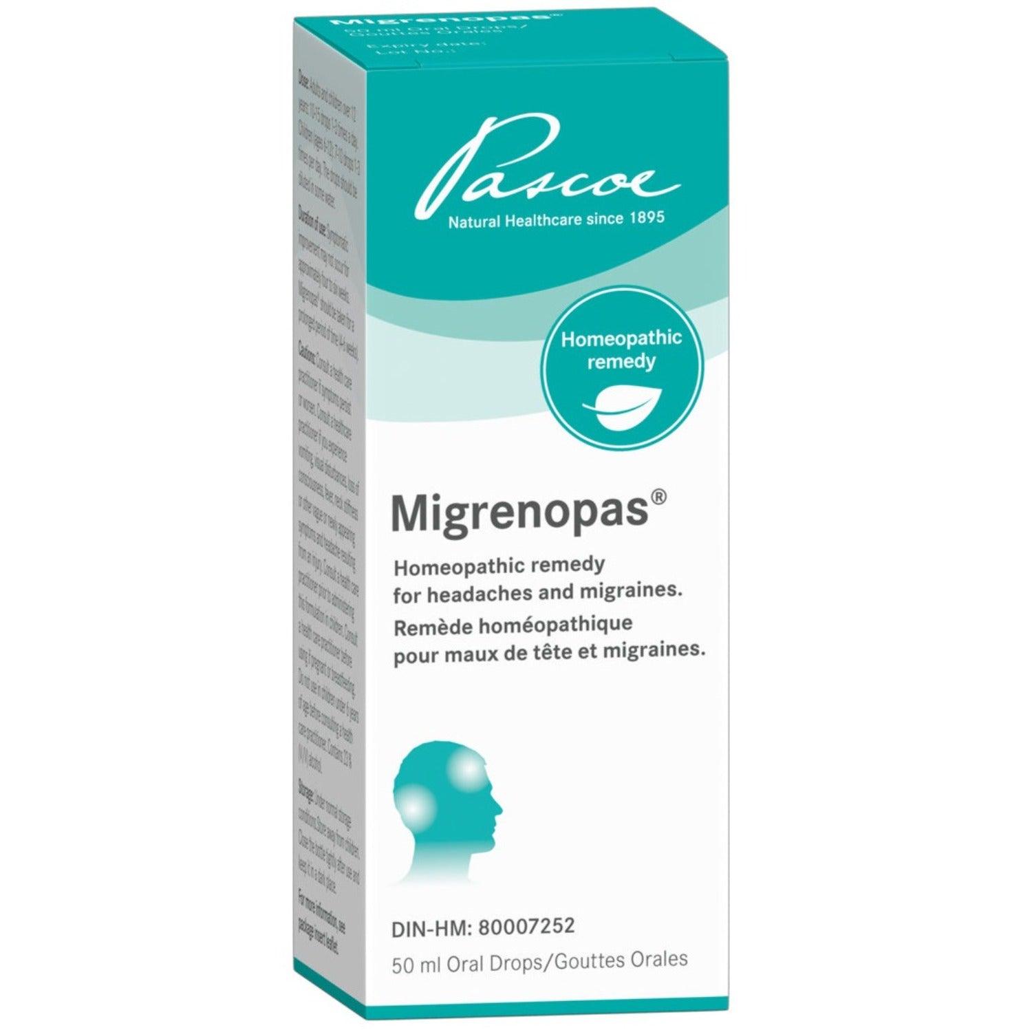 Pascoe MigrenoPas 50mL Homeopathic at Village Vitamin Store
