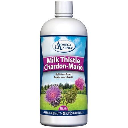 Omega Alpha Milk Thistle Extract 500ML Supplements - Liver Care at Village Vitamin Store