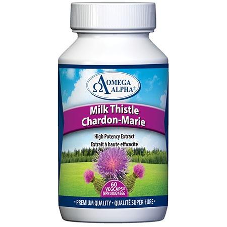 Omega Alpha Milk Thistle Extract 60caps Supplements - Liver Care at Village Vitamin Store