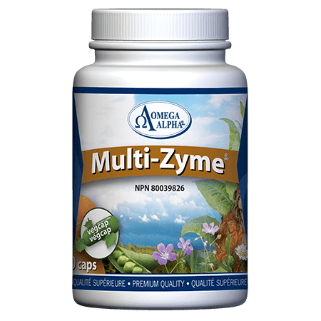Omega Alpha Multi-Zyme 180 caps Supplements - Digestive Enzymes at Village Vitamin Store