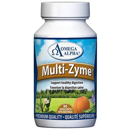 Omega Alpha Multi-Zyme 90 Veggie Caps Supplements - Digestive Enzymes at Village Vitamin Store