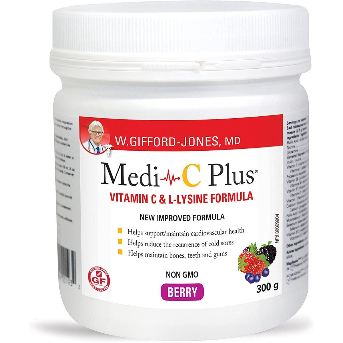 Medi C-Plus Berry with Magnesium Powder 300g Vitamins - Vitamin C at Village Vitamin Store