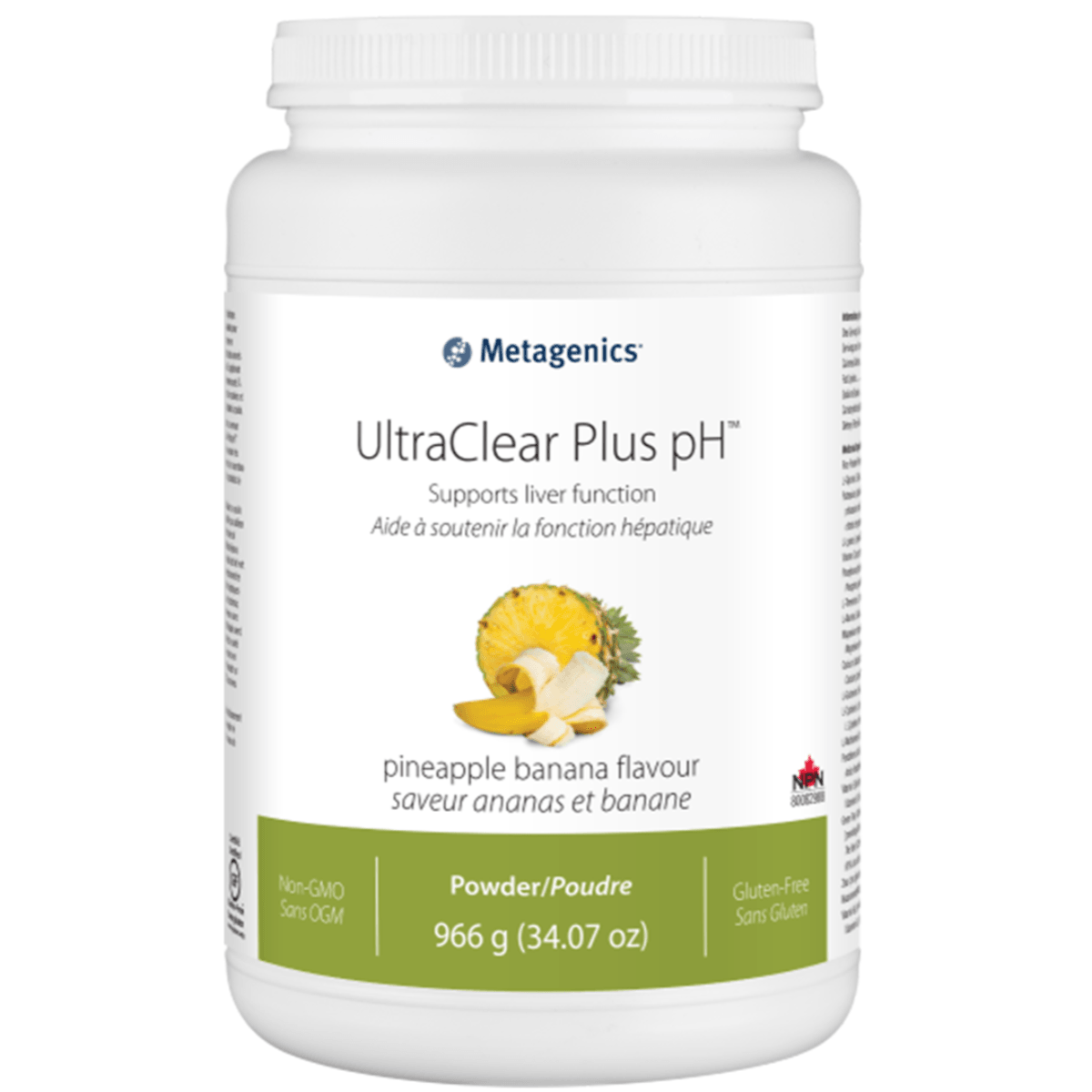 Metagenics Ultraclear Plus pH Pinapple Banana 966g Supplements at Village Vitamin Store