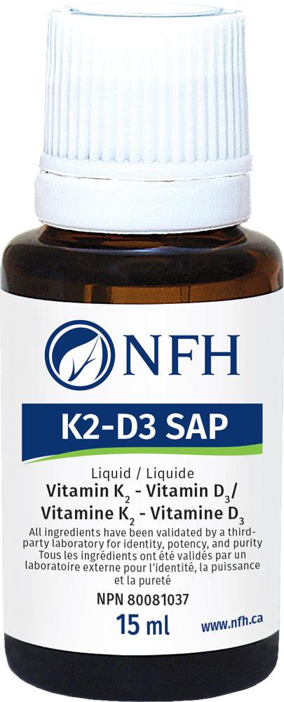 NFH K2-D3 SAP 15ml Vitamins - Vitamin K at Village Vitamin Store
