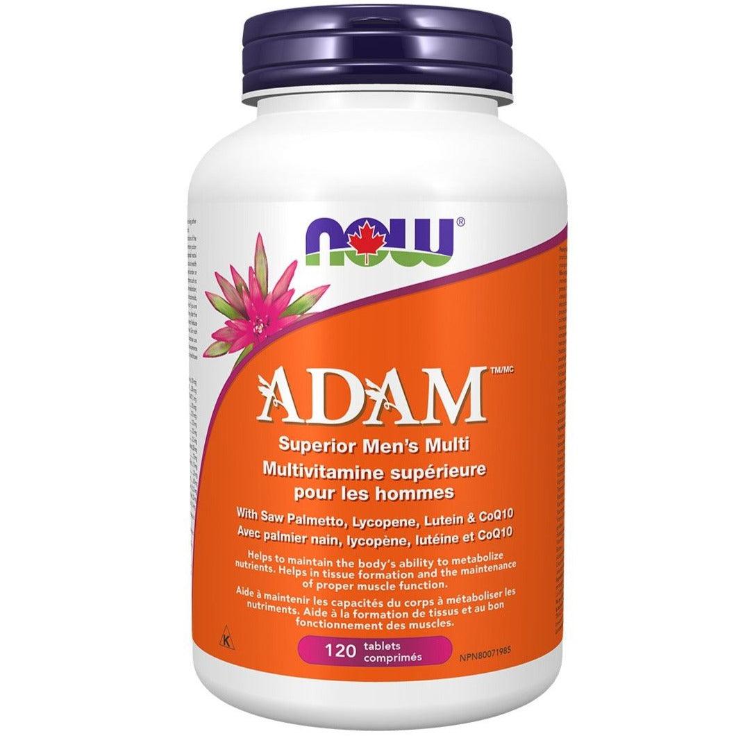 NOW Adam Superior Men's Multi-Vitamin 120 Tabs Vitamins - Multivitamins at Village Vitamin Store