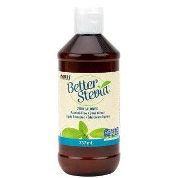 NOW Better Stevia Liquid Sweetener Alcohol Free 237mL Food Items at Village Vitamin Store