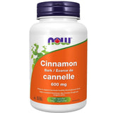 NOW Cinnamon 600mg 120 Veggie Caps Supplements at Village Vitamin Store