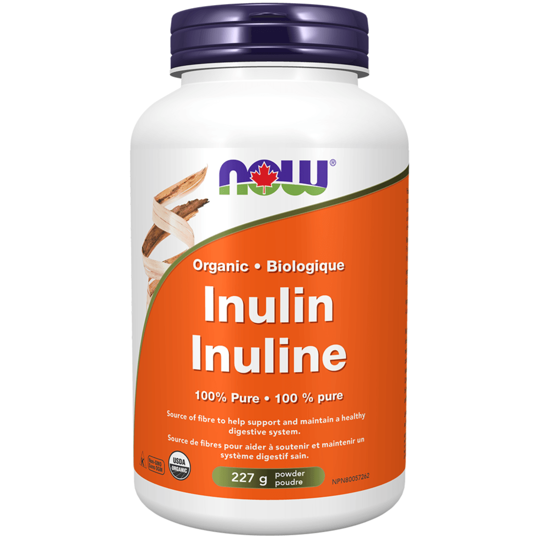 NOW Inulin Powder 227g Supplements - Digestive Health at Village Vitamin Store