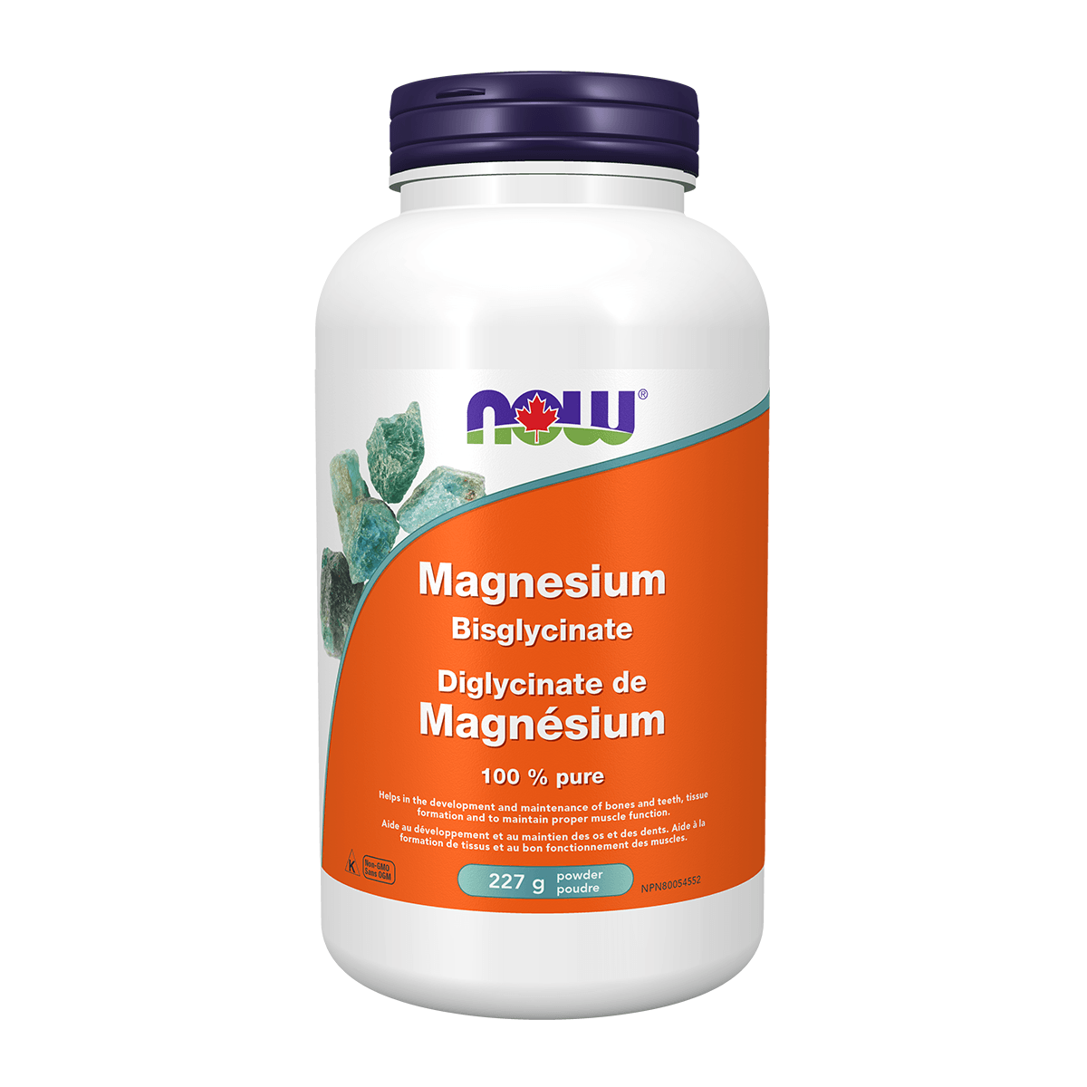 NOW Magnesium Bisglycinate 227g Minerals - Magnesium at Village Vitamin Store