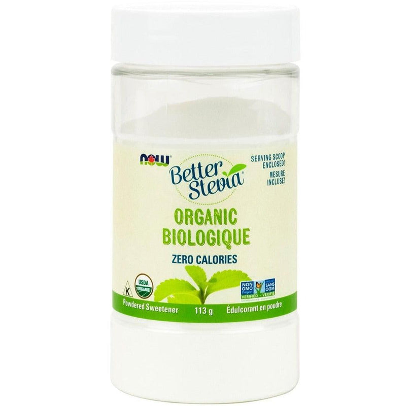 NOW Organic Better Stevia Powder 113g Food Items at Village Vitamin Store