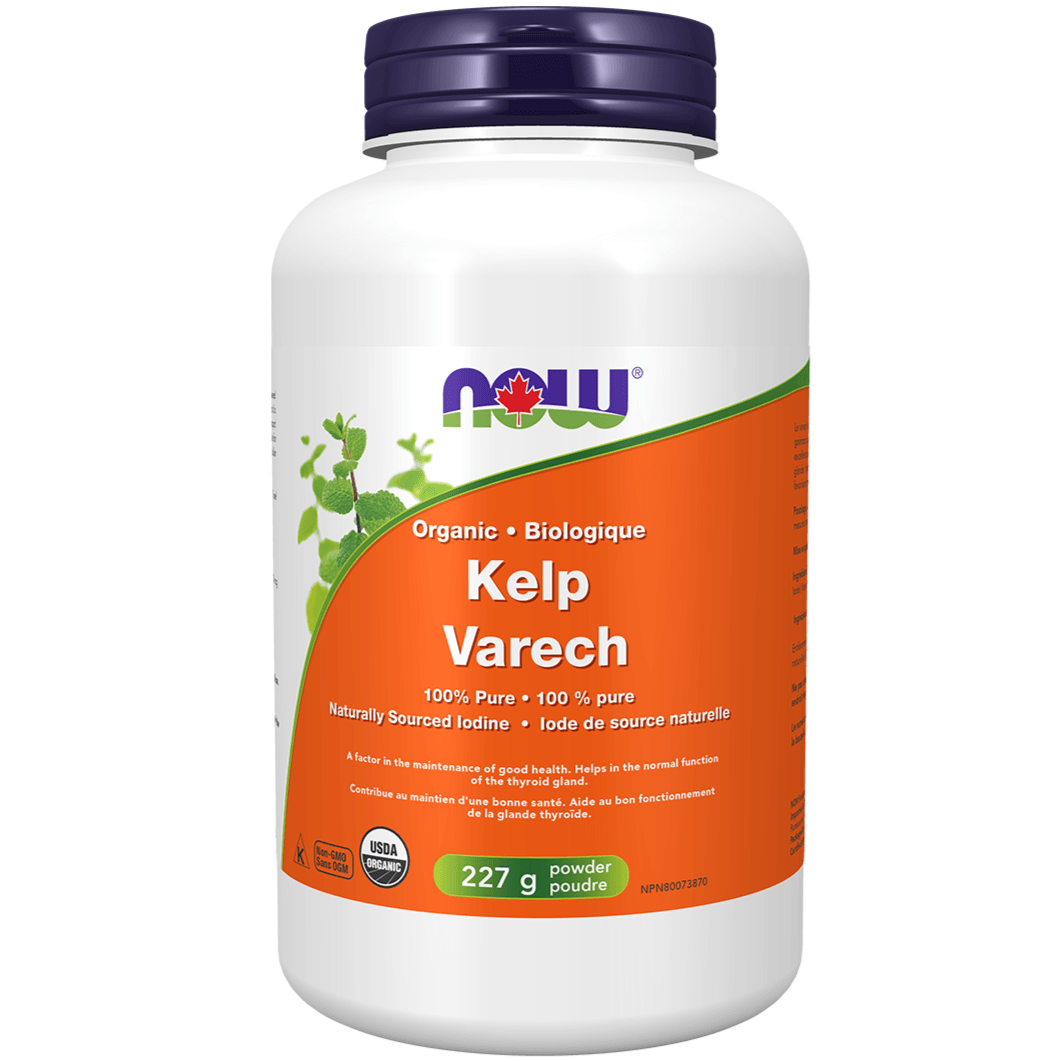 NOW Organic Kelp Powder 227g Supplements - Thyroid at Village Vitamin Store